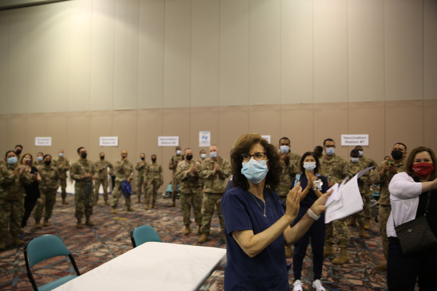 The final day of the Atlantic City Convention Center state run mega site for COVID-19 vaccinations Saturday, June 19, 2021.